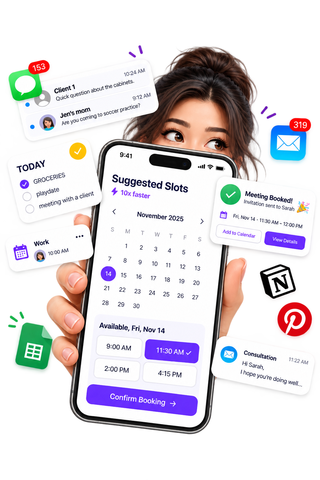 Real-Time Booking - Let people book while the time is available